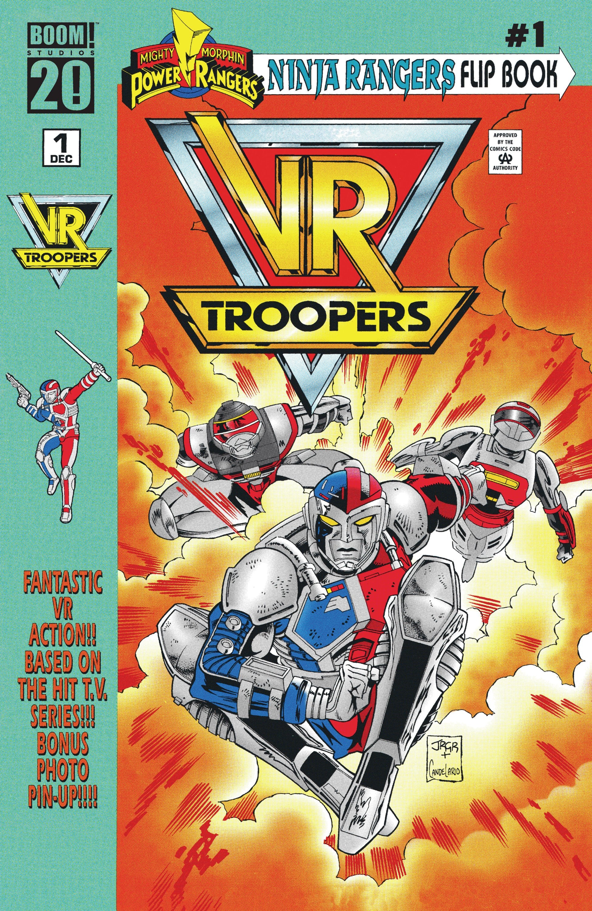 VR Troopers/Power Rangers Flipbook Facsimile Edition #1 A Main Dressed Smith & Ross 08/27/25