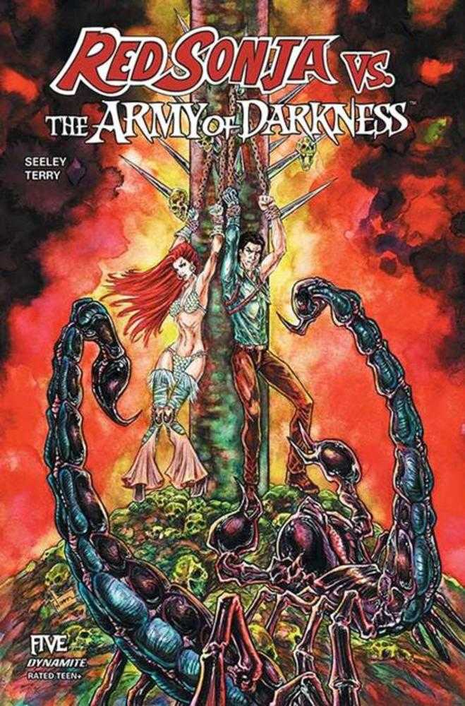 Red Sonja vs Army of Darkness #5 CVR D Nikkol Jelenic Variant 08/27/25