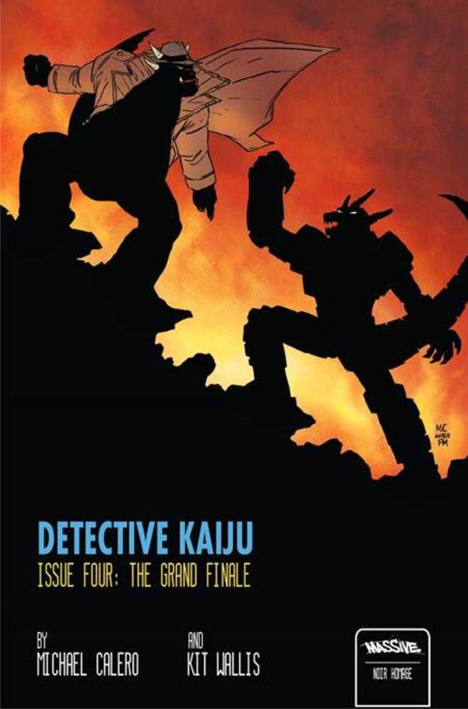 Detective Kaiju #4 CVR B Michael Calero Noir Homage 11/26/25 (Of 4)