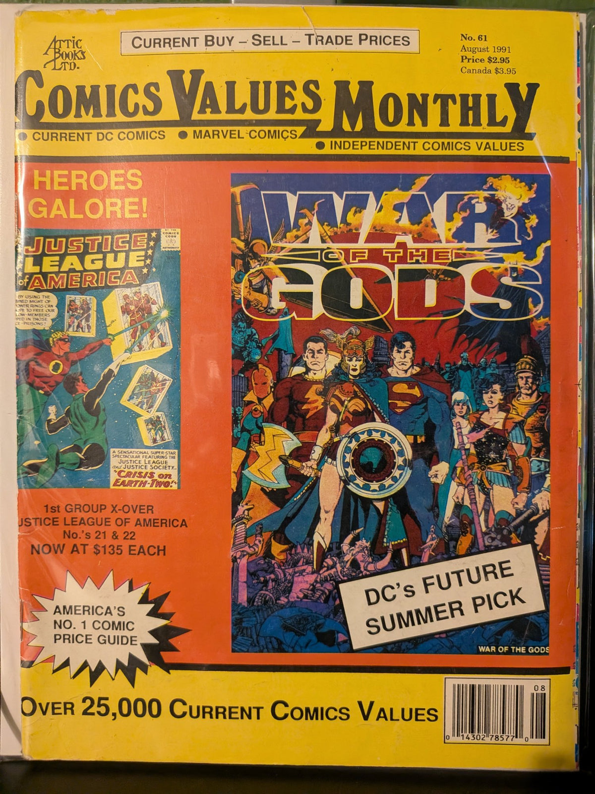 Comic Values Monthly #61 - low grade newsstand edition