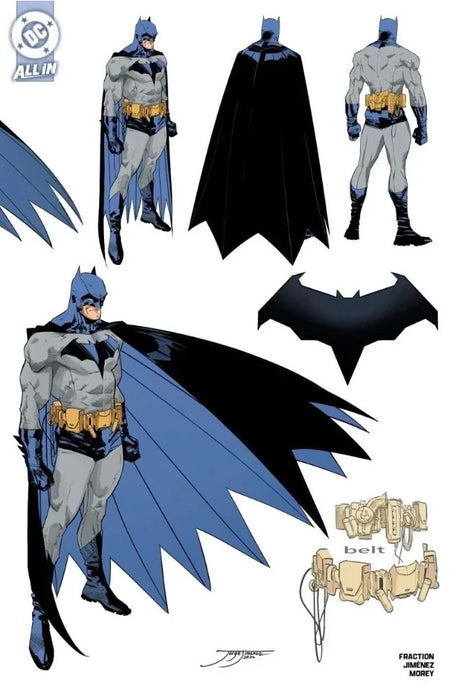 Batman #1 CVR O 1:5 Jorge Jimenez Design Unlock Card Stock Variant 09/03/25