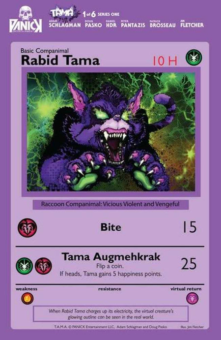 Tama #1 2nd Print CVR B Jim Fletcher Vicious Violent And Vengeful Tama Variant 08/27/25 (Of 6)