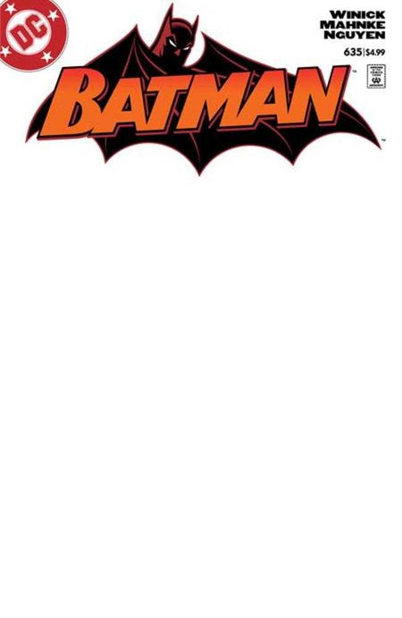 Batman #635 Facsimile Edition CVR D Blank Card Stock Variant 09/03/25