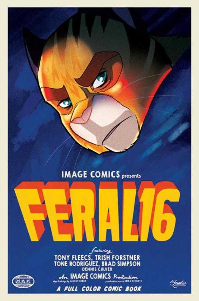 Feral #16 CVR B Trish Forstner & Tony Fleecs Movie Poster Homage Variant 09/10/25