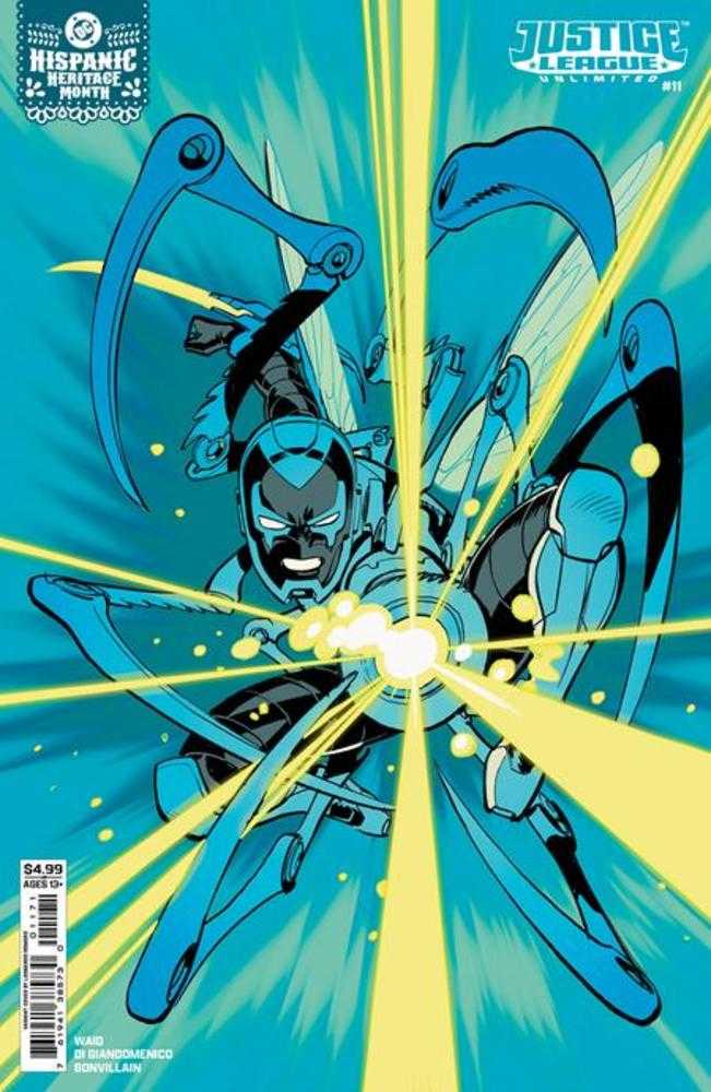Justice League Unlimited #11 CVR E Leonardo Romero Hispanic Heritage Month Blue Beetle Card Stock Variant 09/24/25