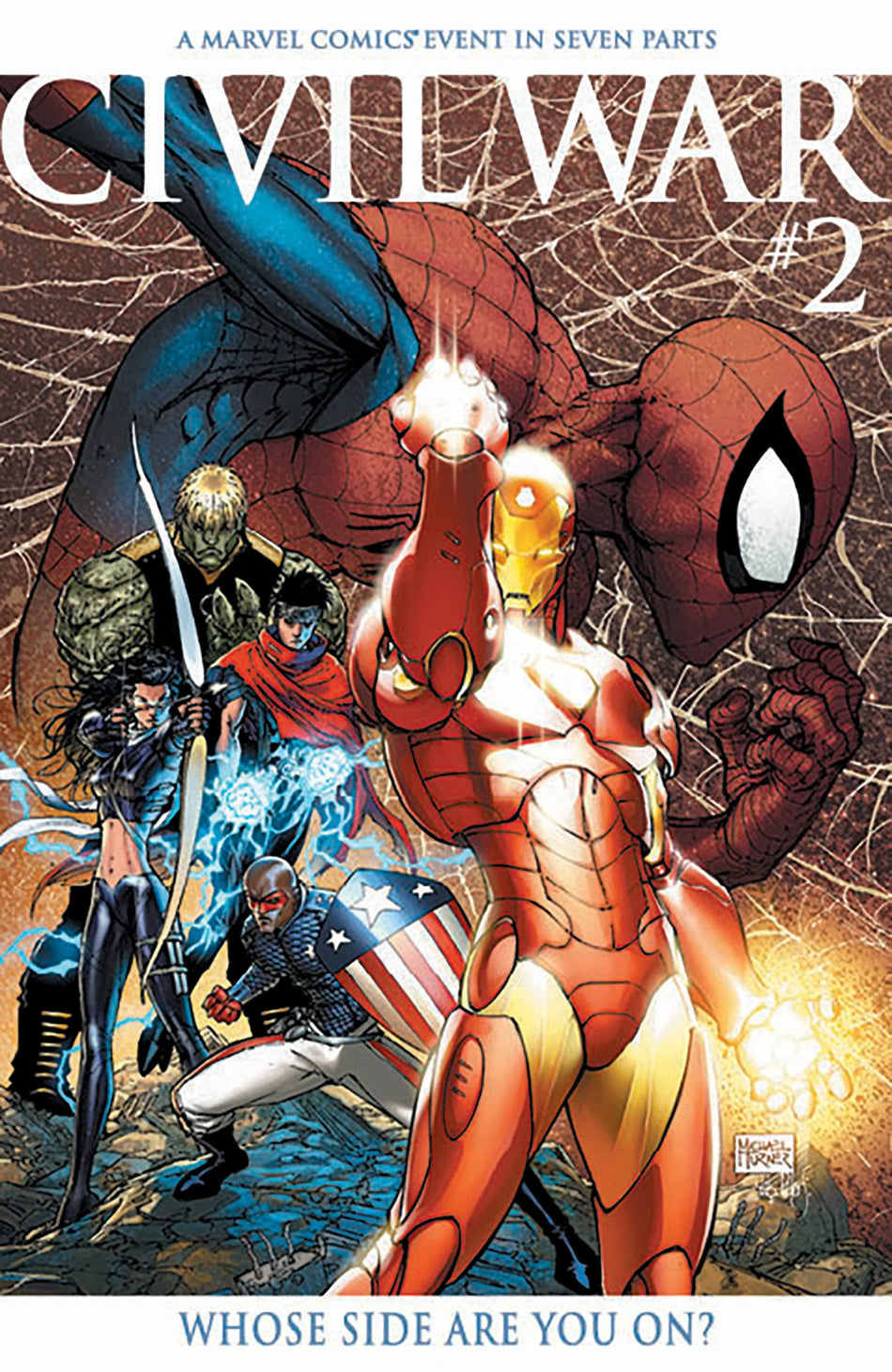 Civil War #2 Facsimile Edition Michael Turner Foil Variant 09/17/25