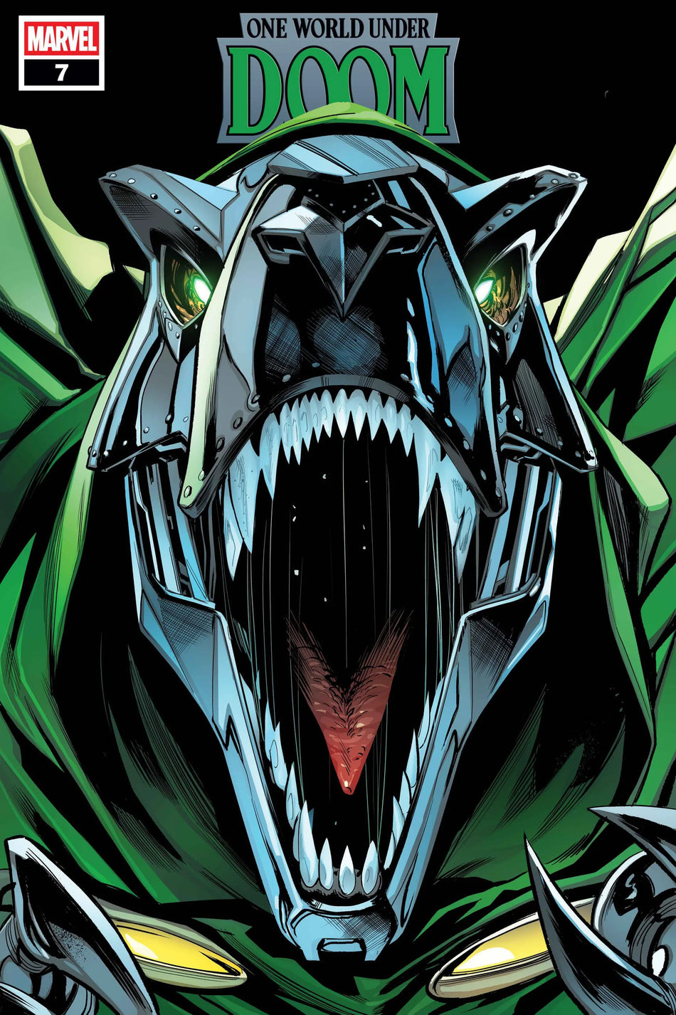 One World Under Doom #7 Geoff Shaw Doomasaur Variant 09/10/25