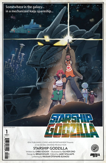 Starship Godzilla [Kai Sei Era] #1 Variant C Cafaggi Movie Homage Cover 10/01/25