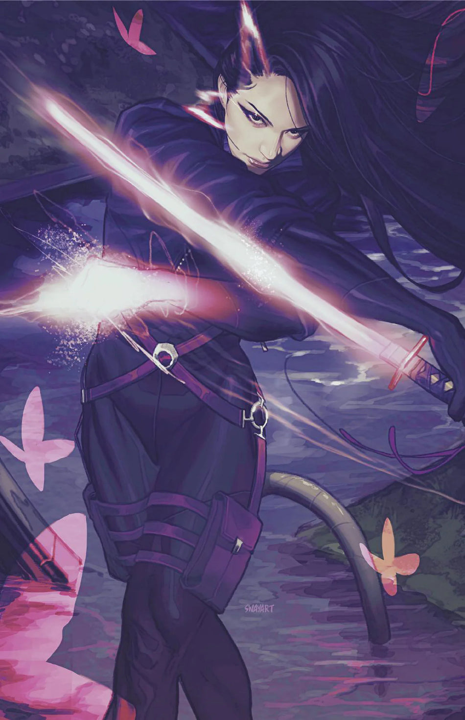 X Men #22 Joshua Swaby Psylocke 1:50 Full Art Variant 09/24/25