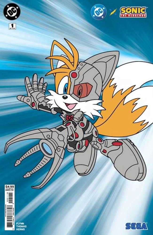 DC X Sonic the Hedgehog #1 5th Print Cyborg Card Stock CVR 09/10/25 (of 5)