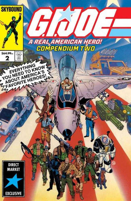 G.I. Joe A Real American Hero Compendium TPB Book 02 Direct Market Exclusive Michael Golden Cover 10/01/25