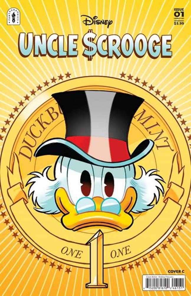Uncle Scrooge Flintheart Glomgolds Sinister Secret #1 CVR C Andrea Freccero Variant 10/08/25 (of 3)