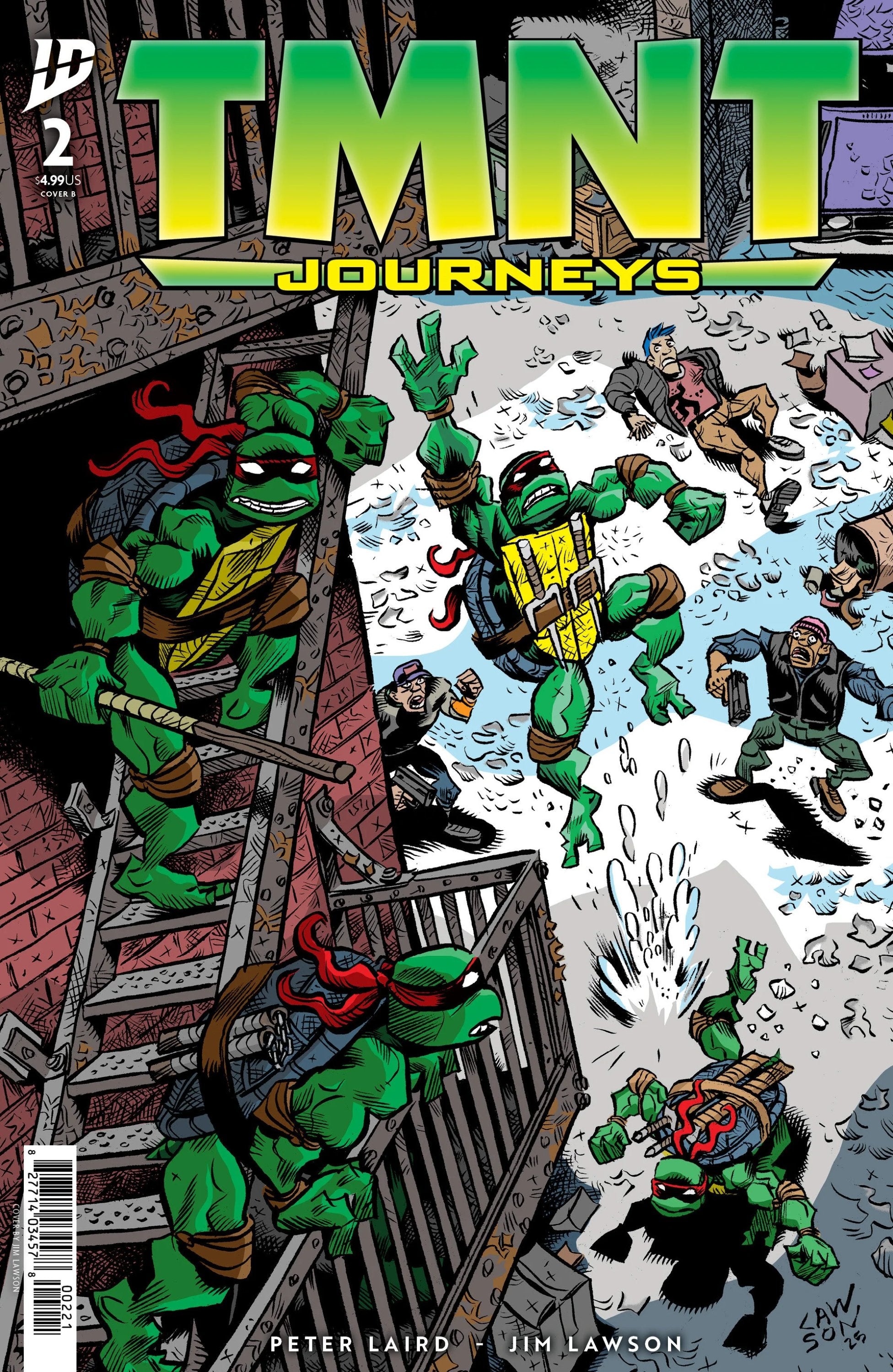 Teenage Mutant Ninja Turtles: Journeys #2 Variant B Lawson 10/08/25