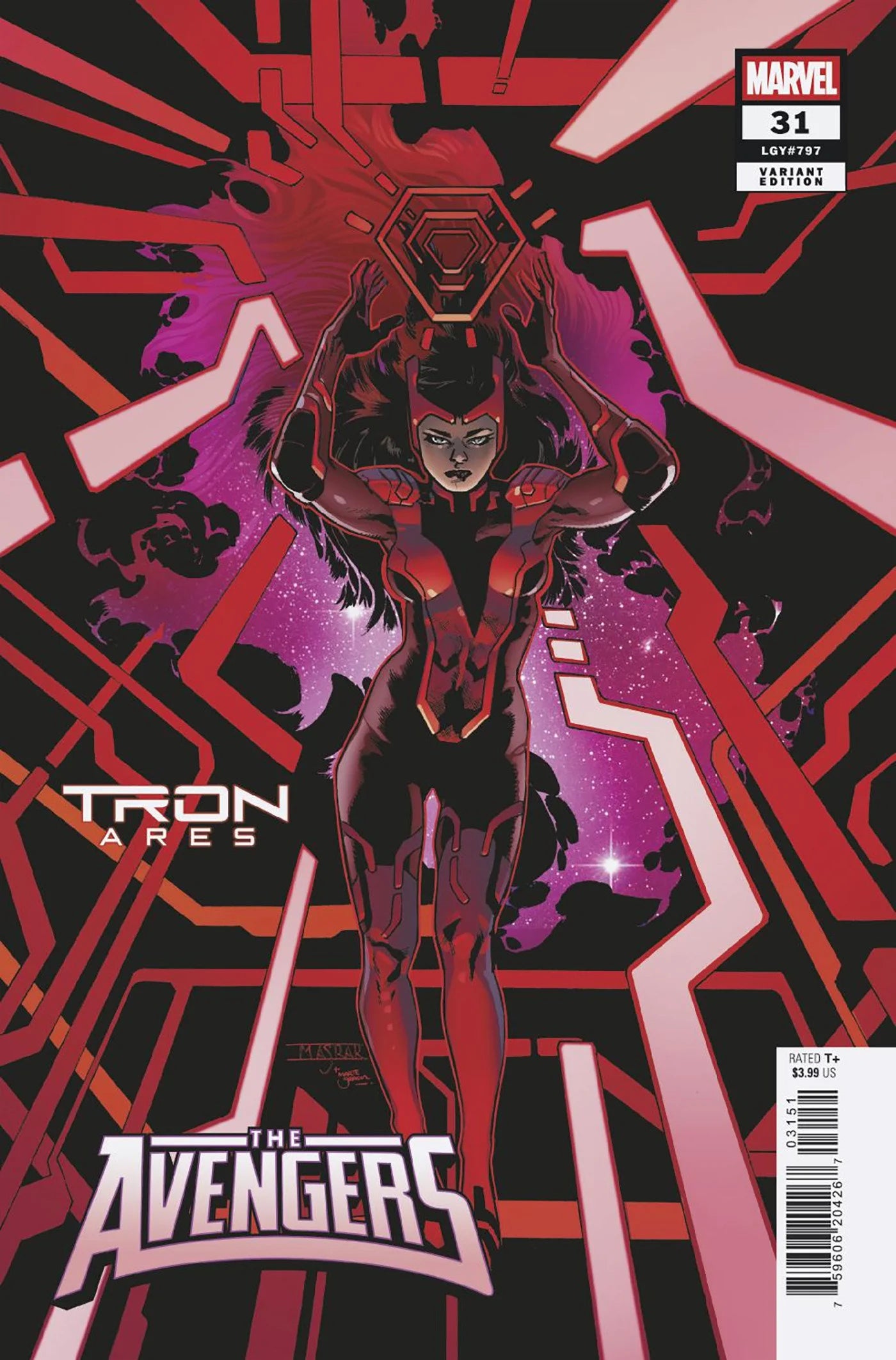 Avengers #31 Mahmud Asrar Tron: Ares Variant 10/08/25