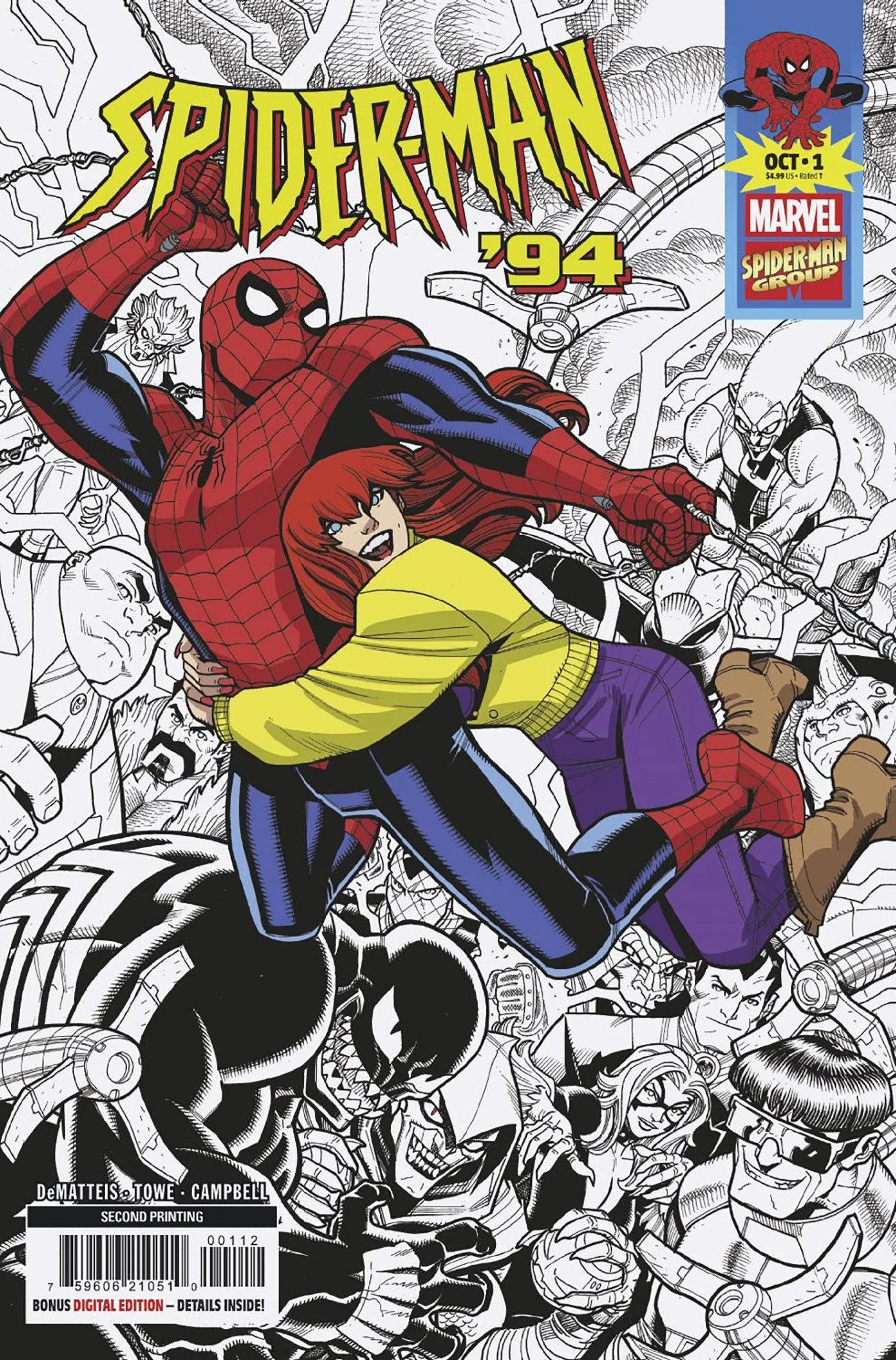 Spider-Man '94 #1 Nick Bradshaw 2nd Print Variant 10/08/25