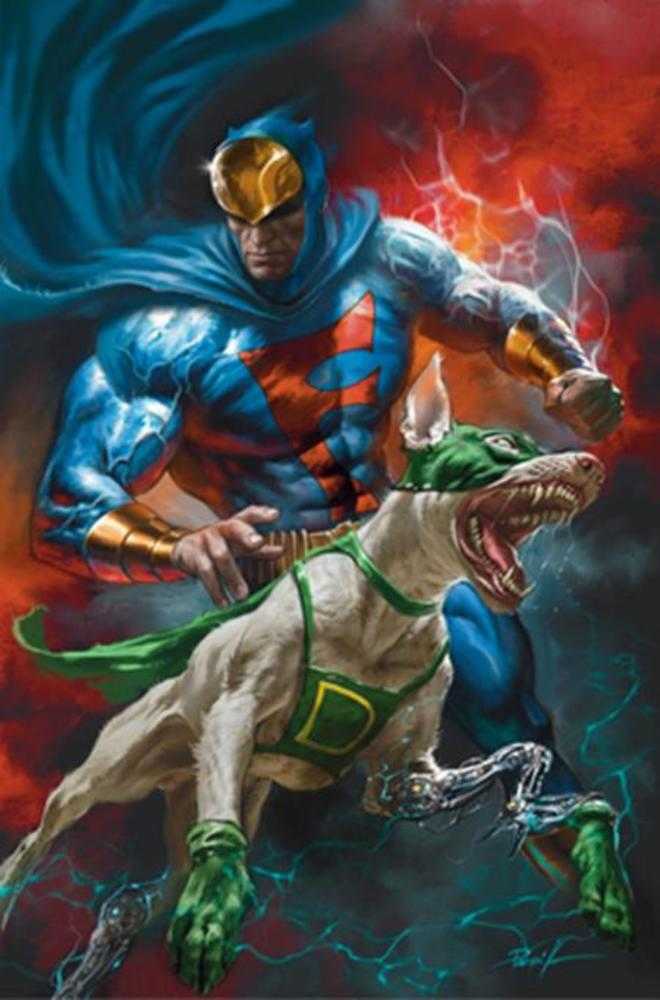 Blue Falcon & Dynomutt #2 CVR I 1:15 Lucio Parrillo Full Art Variant 10/15/25