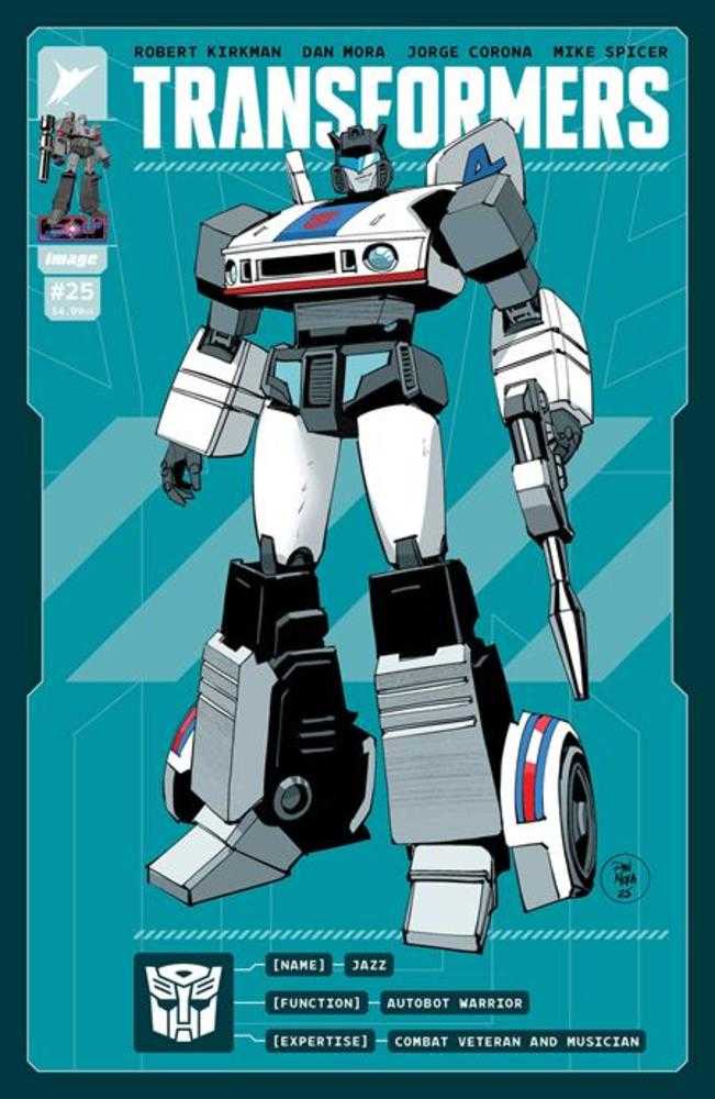 Transformers #25 CVR E 1:50 Dan Mora & Andres Juarez Variant 10/08/25