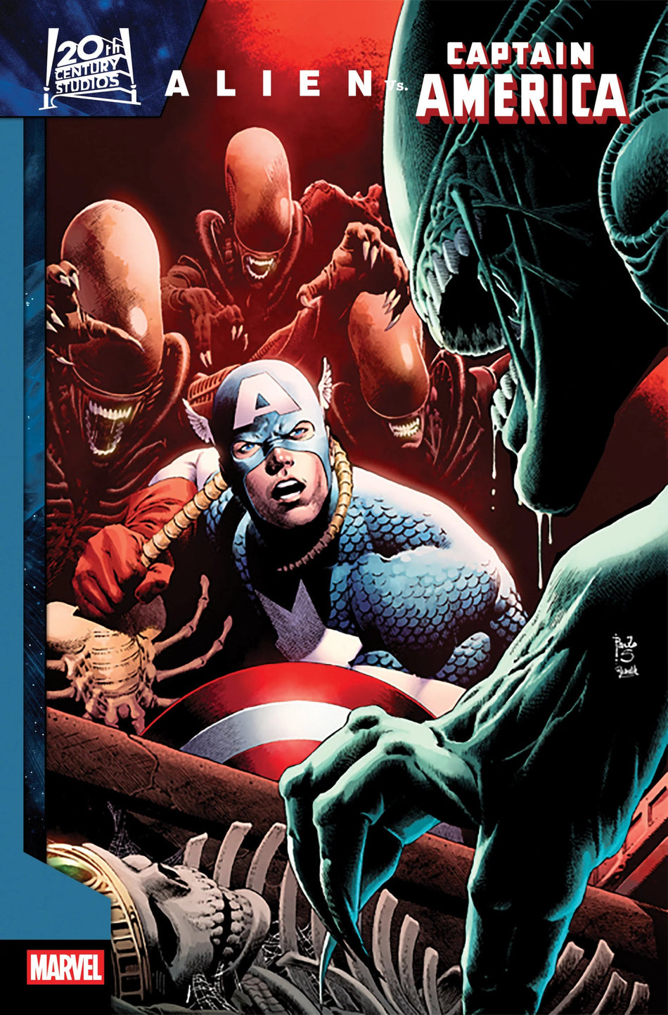 Alien vs. Captain America #1 Paulo Siqueira 1:25 Variant 11/05/25