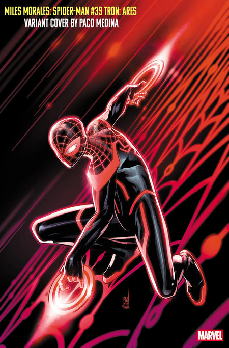 Miles Morales: Spider-Man #39 Paco Medina Tron: Ares Variant 10/22/25