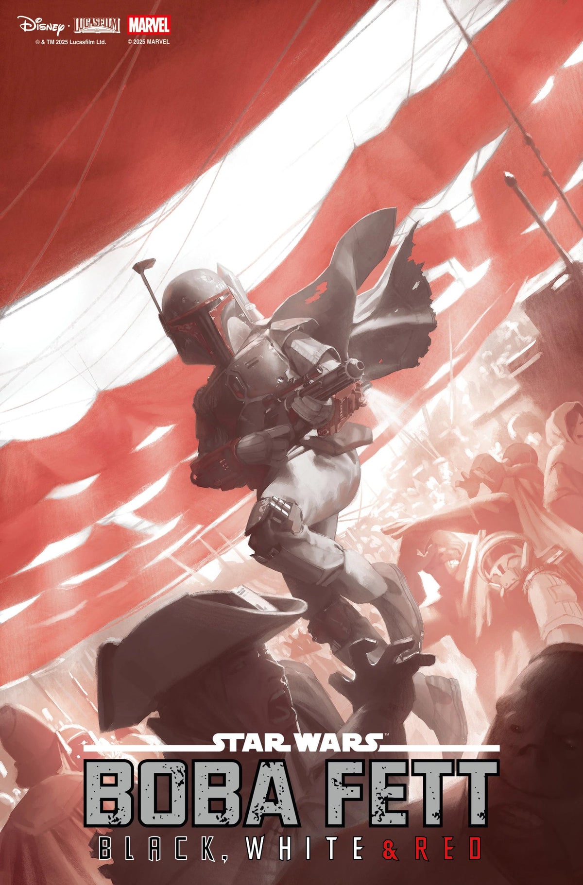 Star Wars: Boba Fett Black, White & Red #2 Miguel Mercado Variant 10/29/25