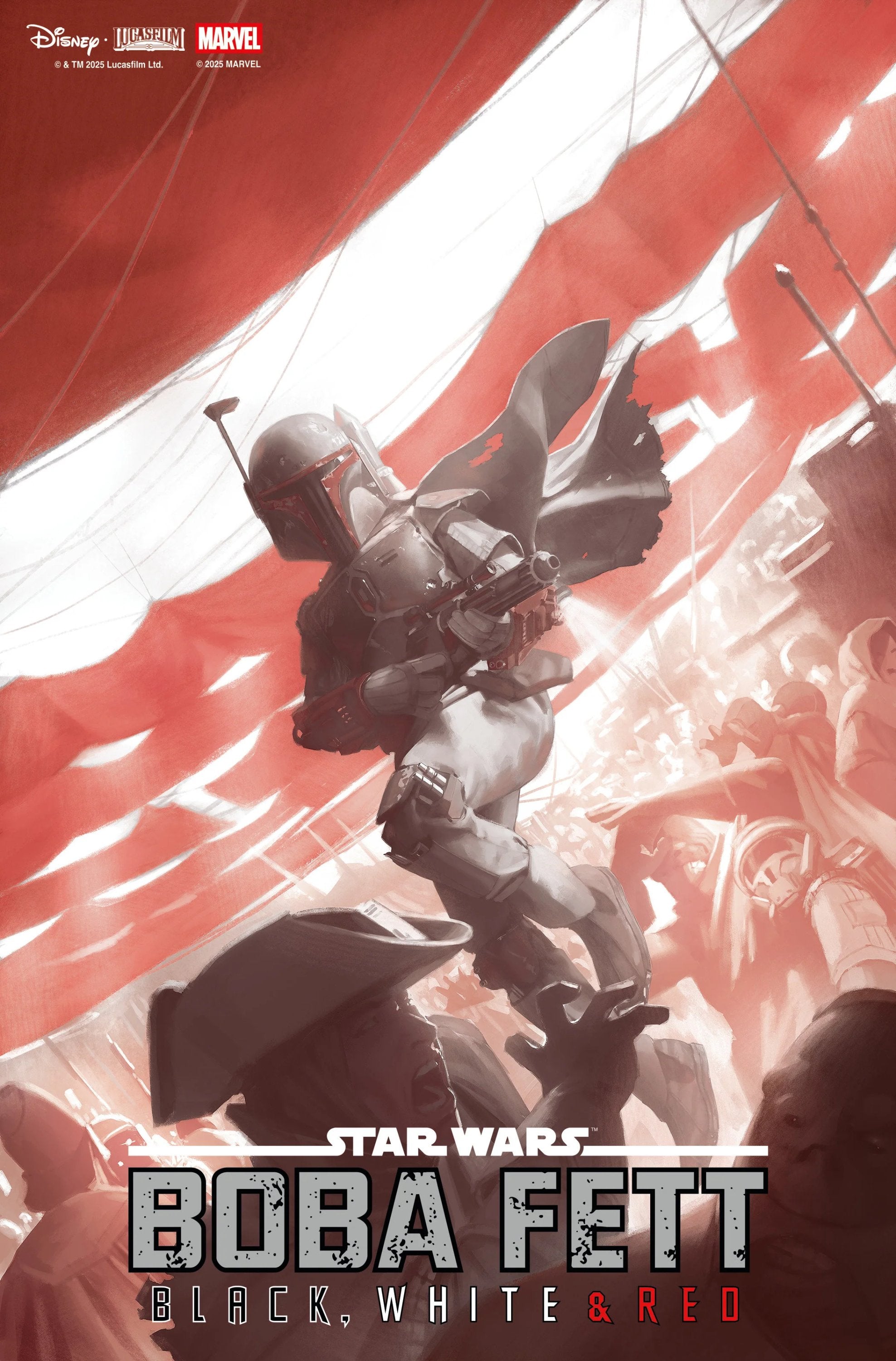 Star Wars: Boba Fett Black, White & Red #2 Miguel Mercado Variant 10/29/25
