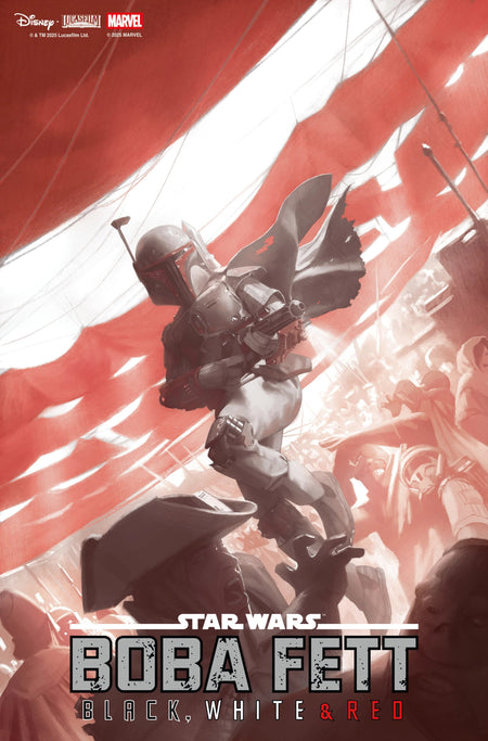 Star Wars: Boba Fett Black, White & Red #2 Miguel Mercado Variant 10/29/25