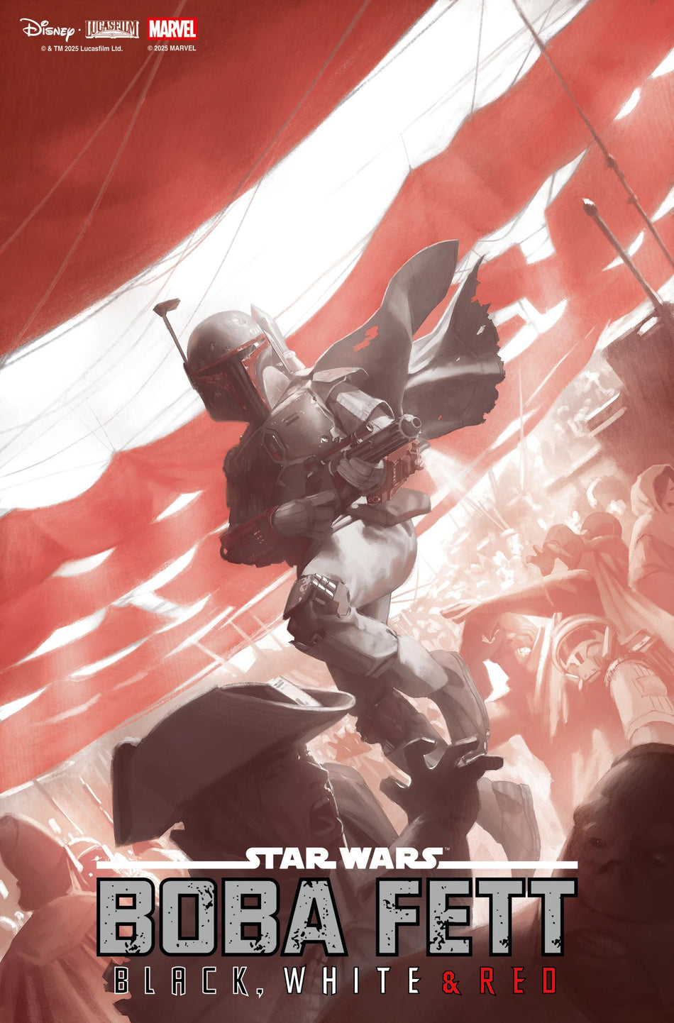 Star Wars: Boba Fett Black, White & Red #2 Miguel Mercado Variant 10/29/25