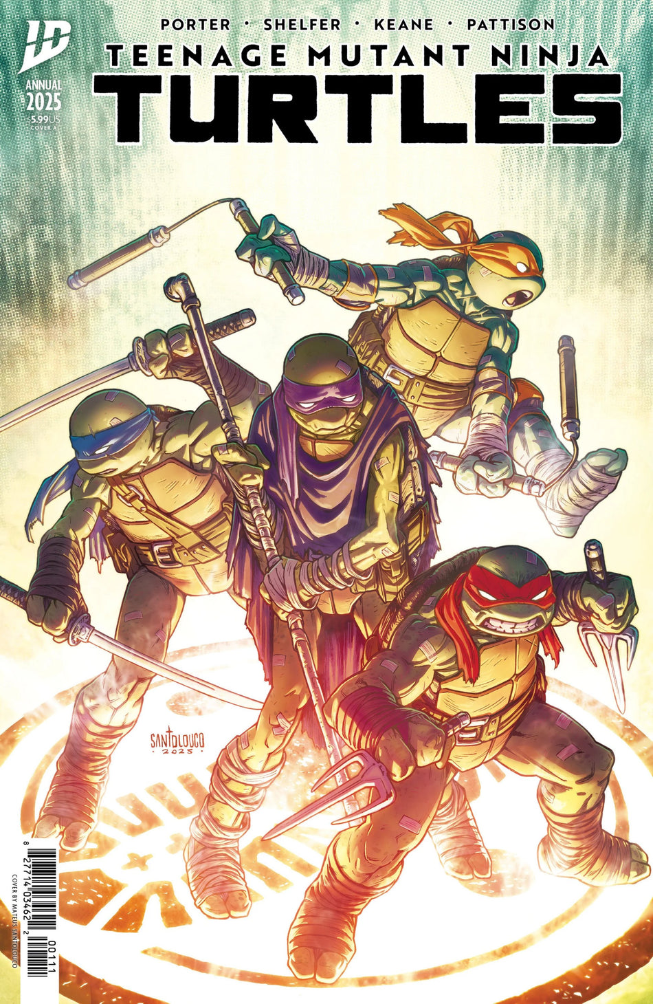 Teenage Mutant Ninja Turtles: Annual 2025 CVR A Santolouco 10/29/25