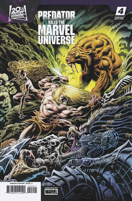 Predator Kills the Marvel Universe #4 Kyle Hotz Hunting the Hunters Variant 11/19/25