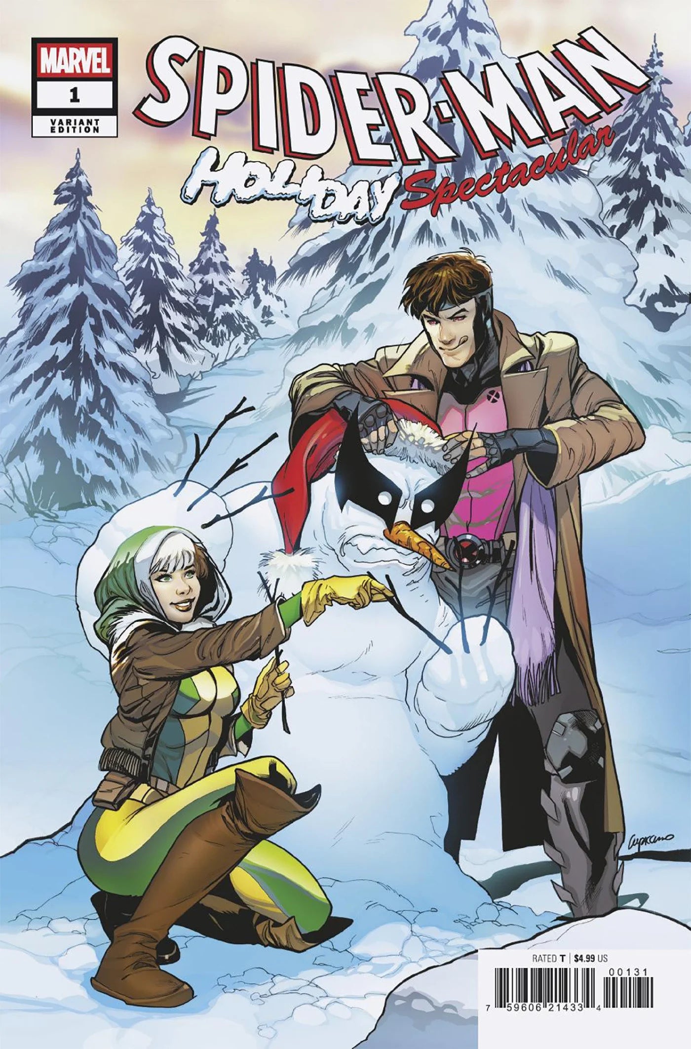 Spider-Man Holiday Spectacular #1 Ema Lupacchino Variant 11/19/25