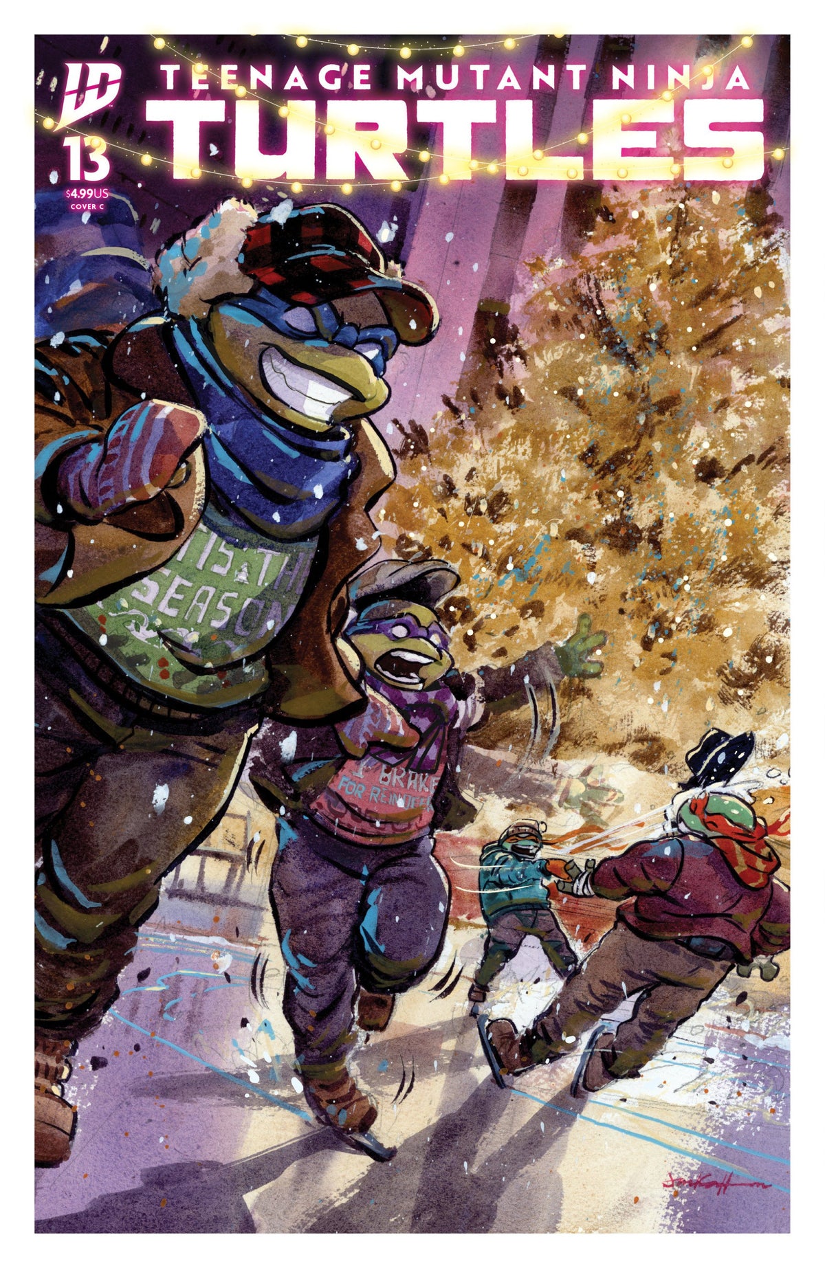 TEENAGE MUTANT NINJA TURTLES #13 VAR C CULLUM CVR C
