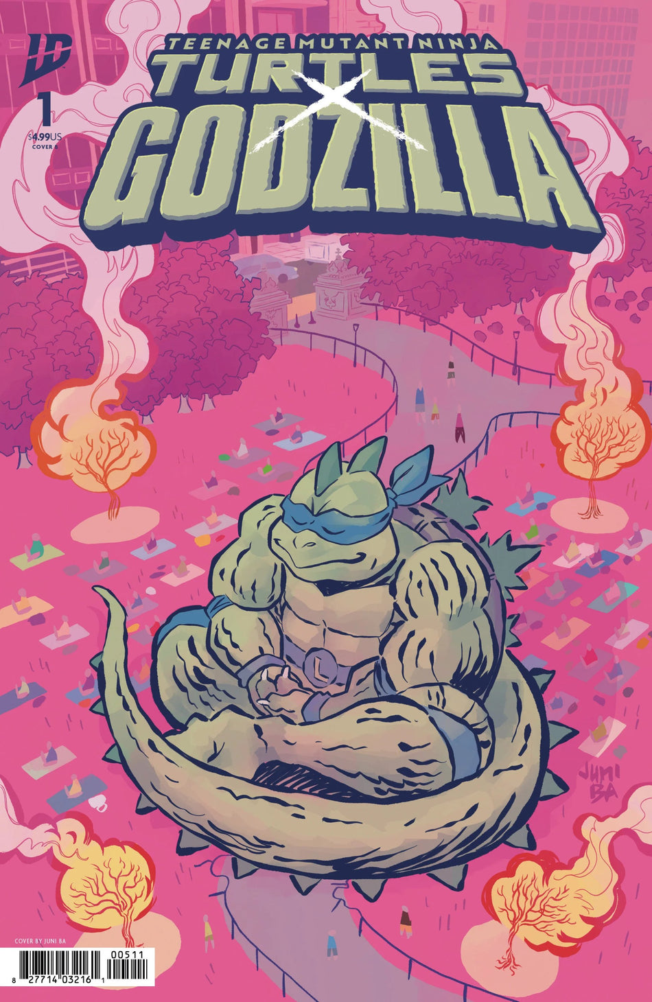 Teenage Mutant Ninja Turtles X Godzilla #1 Variant B Ba 11/12/25