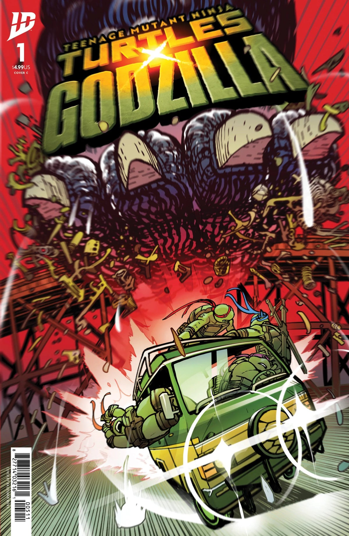Teenage Mutant Ninja Turtles X Godzilla #1 Variant C Rivas 11/12/25