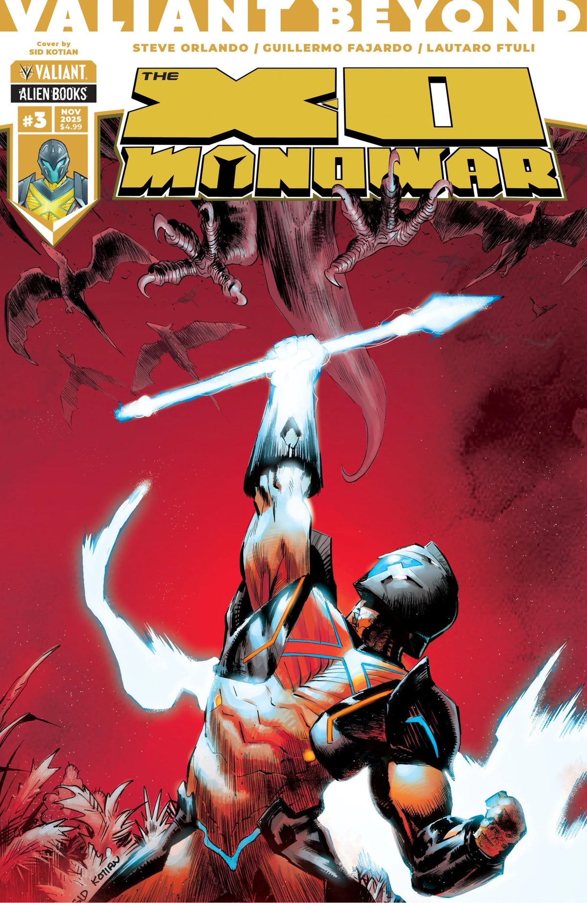 X O Manowar #3 Variant C Kotian 11/26/25