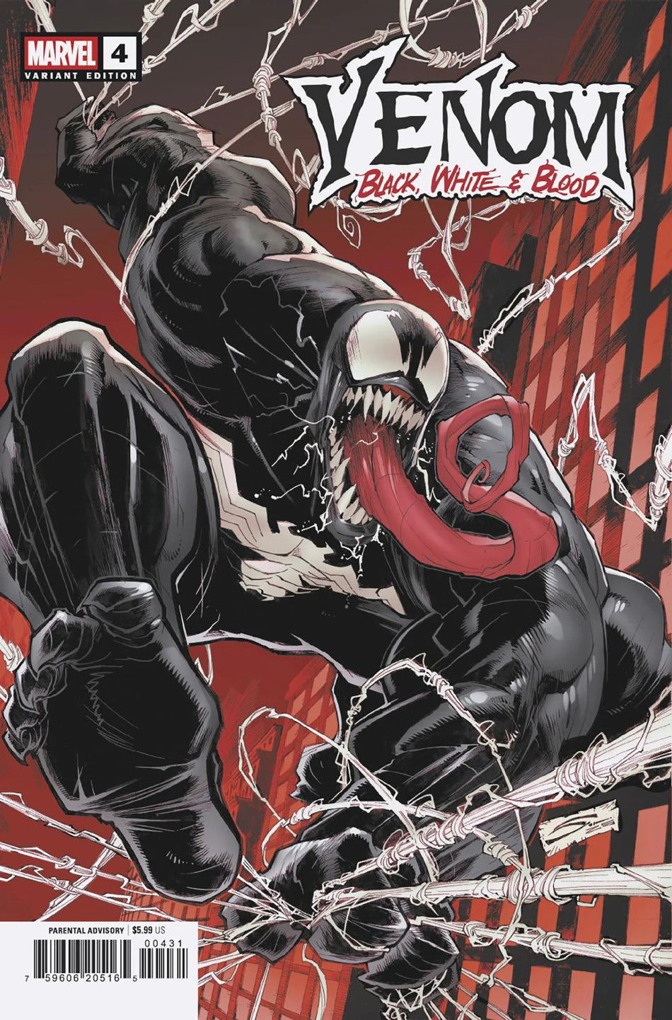Venom Black, White & Blood #4 Gerardo Sandoval Variant 11/26/25