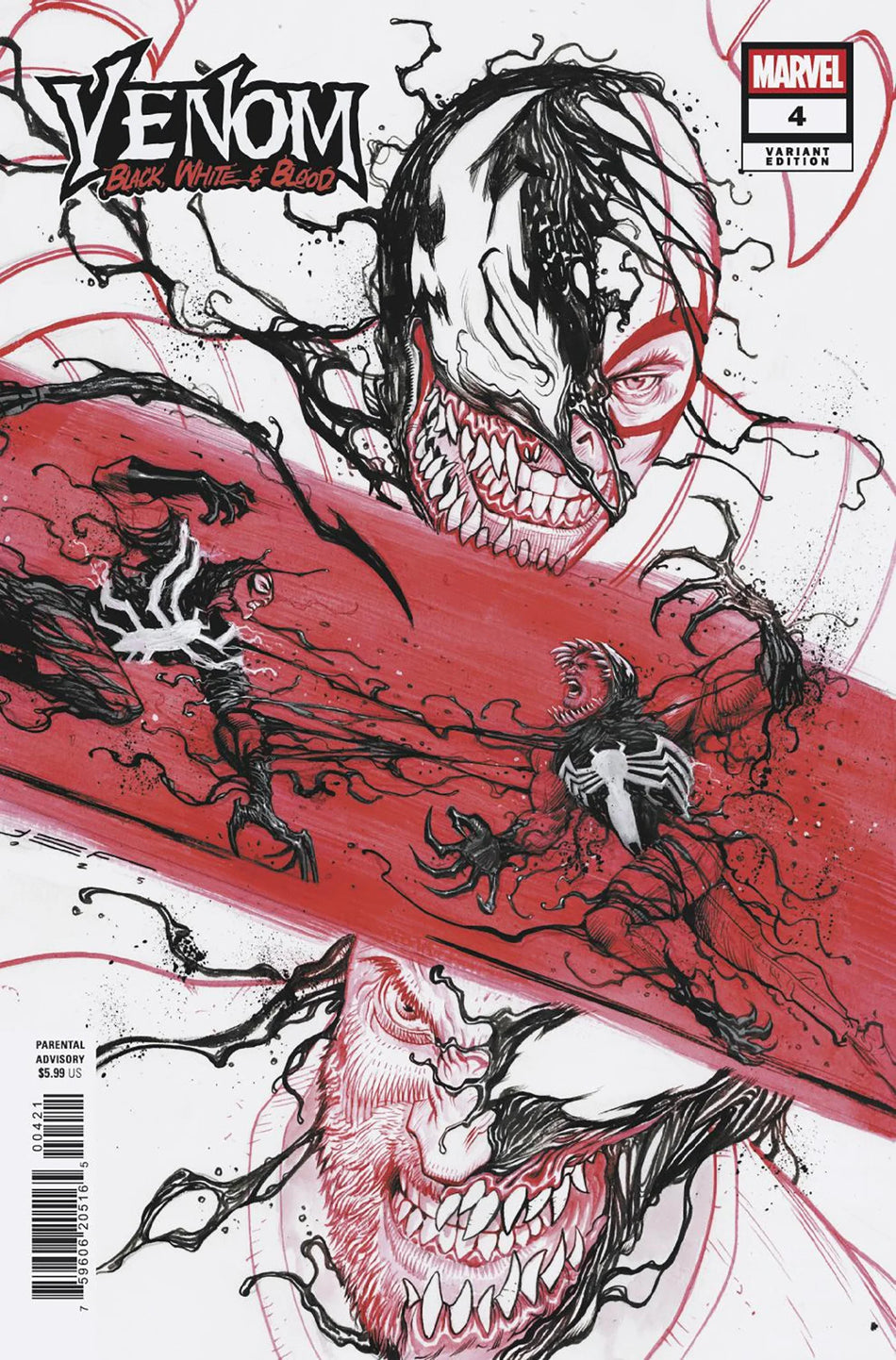 Venom Black, White & Blood #4 Juan Ferreyra Variant 11/26/25