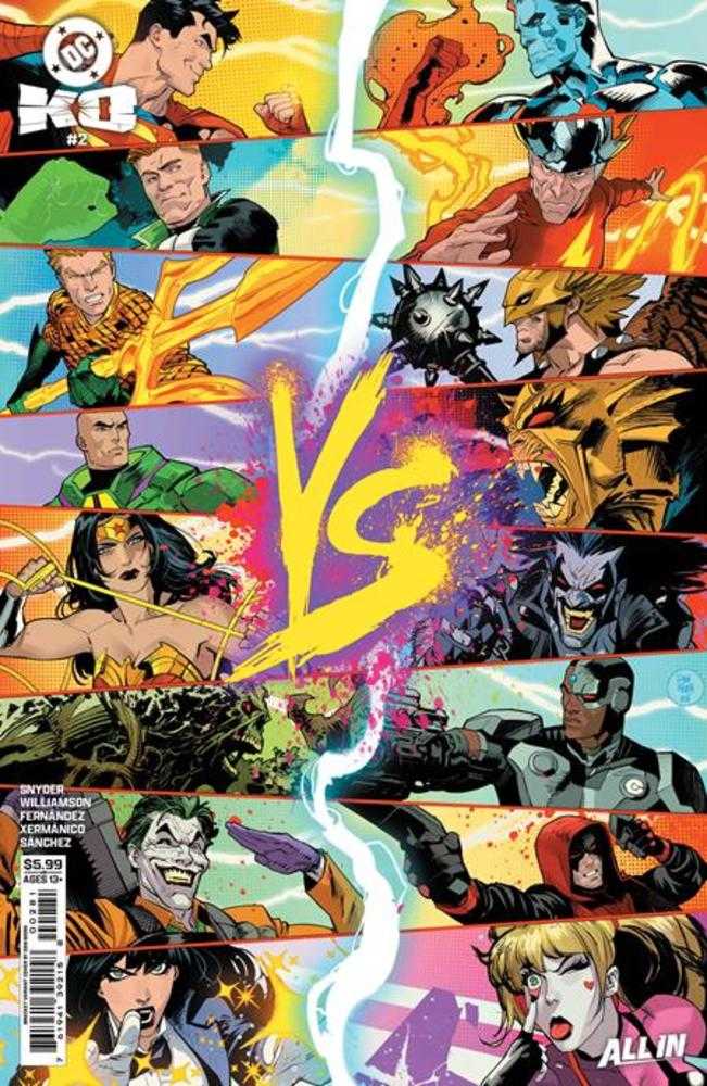 DC K.O. #2 CVR G Dan Mora Bracket Card Stock Variant 11/26/25 (Of 5)