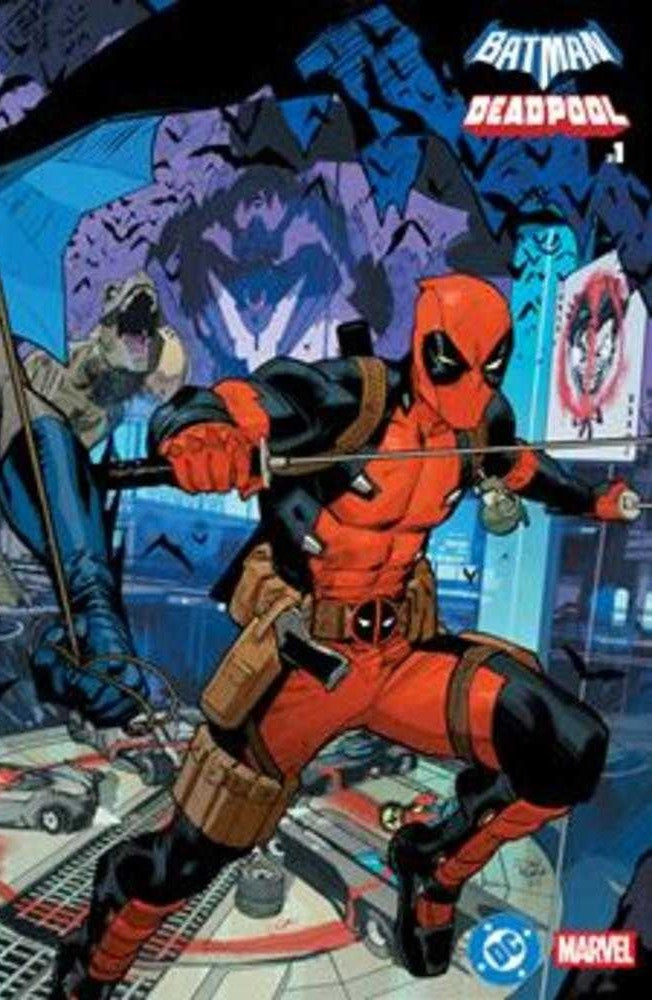 Batman Deadpool #1 One Shot CVR B Dan Mora Batman Deadpool Wraparound Card Stock Variant 11/19/25