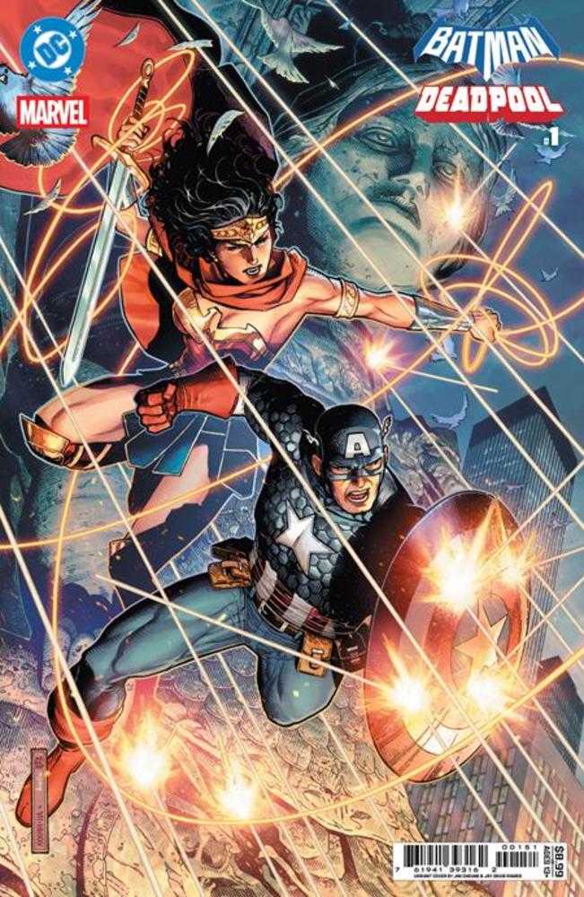 Batman Deadpool #1 One Shot CVR E Jim Cheung Wonder Woman Captain America Card Stock Variant 11/19/25