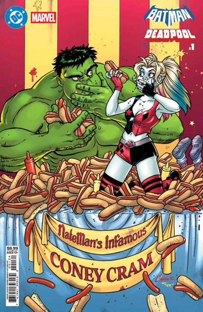 Batman Deadpool #1 One Shot CVR F Amanda Conner Harley Quinn Hulk Card Stock Variant 11/19/25