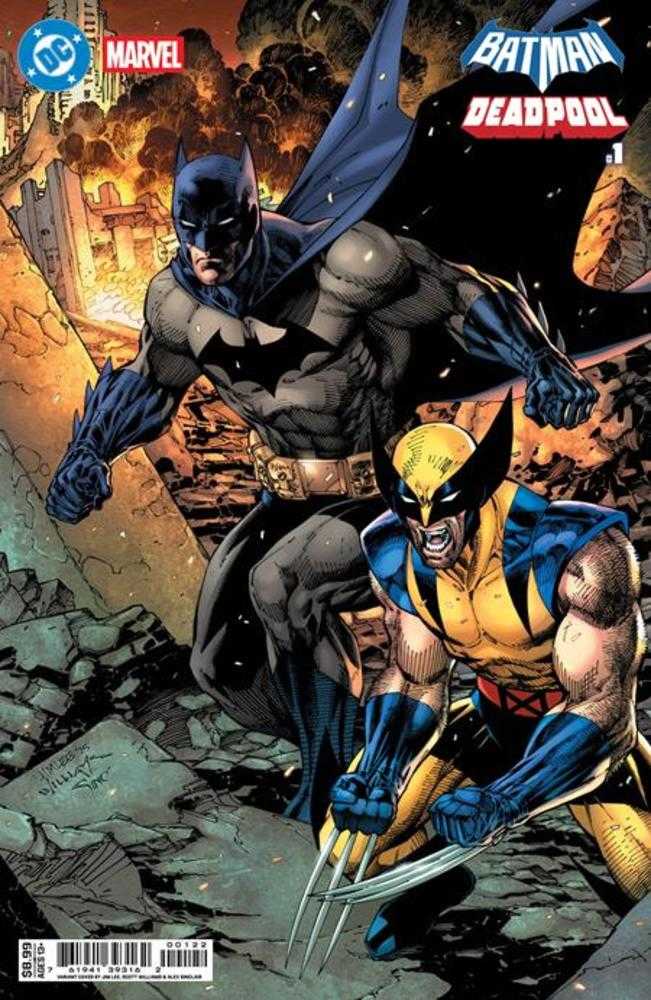 Batman Deadpool #1 One Shot CVR K Jim Lee Batman Wolverine Card Stock Variant 11/19/25