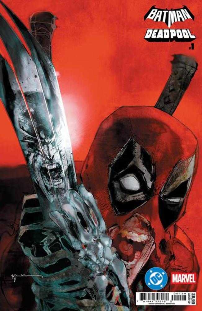 Batman Deadpool #1 One Shot CVR Q Bill Sienkiewicz Incredible Hulk 340 Homage Card Stock Variant 11/19/25