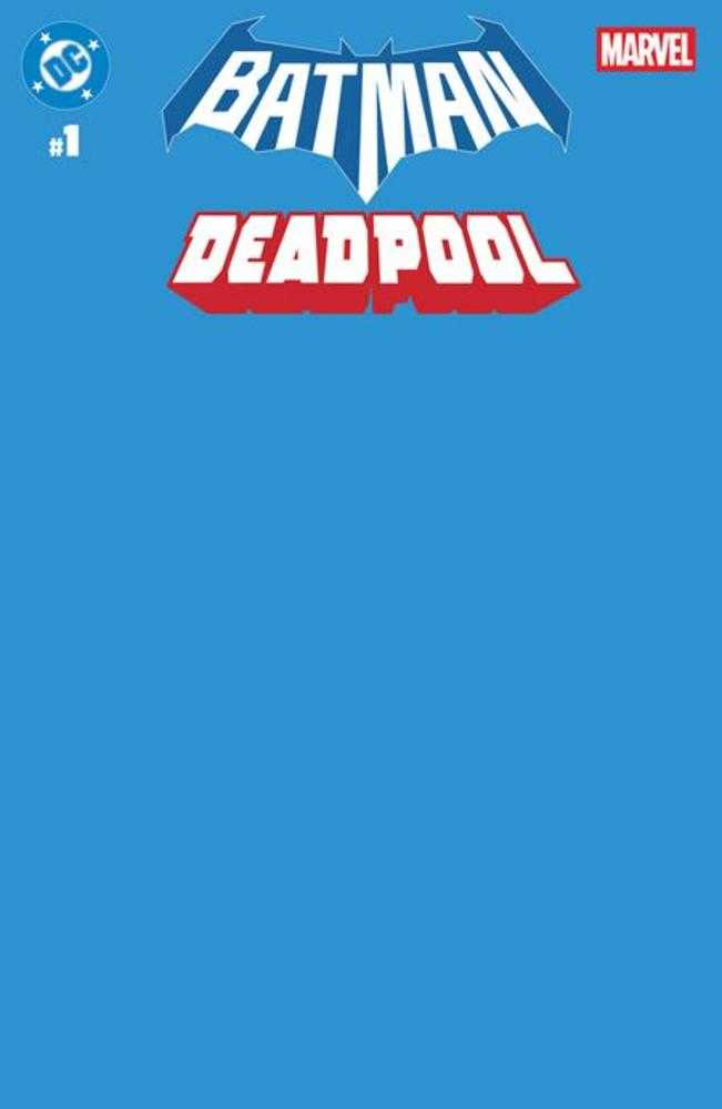 Batman Deadpool #1 One Shot CVR U Blue Blank Card Stock Variant 11/19/25