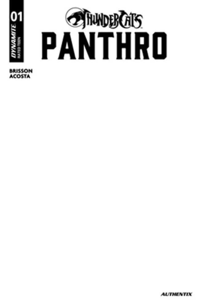 Thundercats Panthro #1 CVR E Blank Authentix Variant 11/12/25