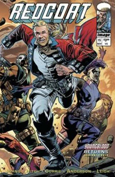 Redcoat #15 CVR D Bryan Hitch Youngblood Team Up Wraparound Variant 11/12/25
