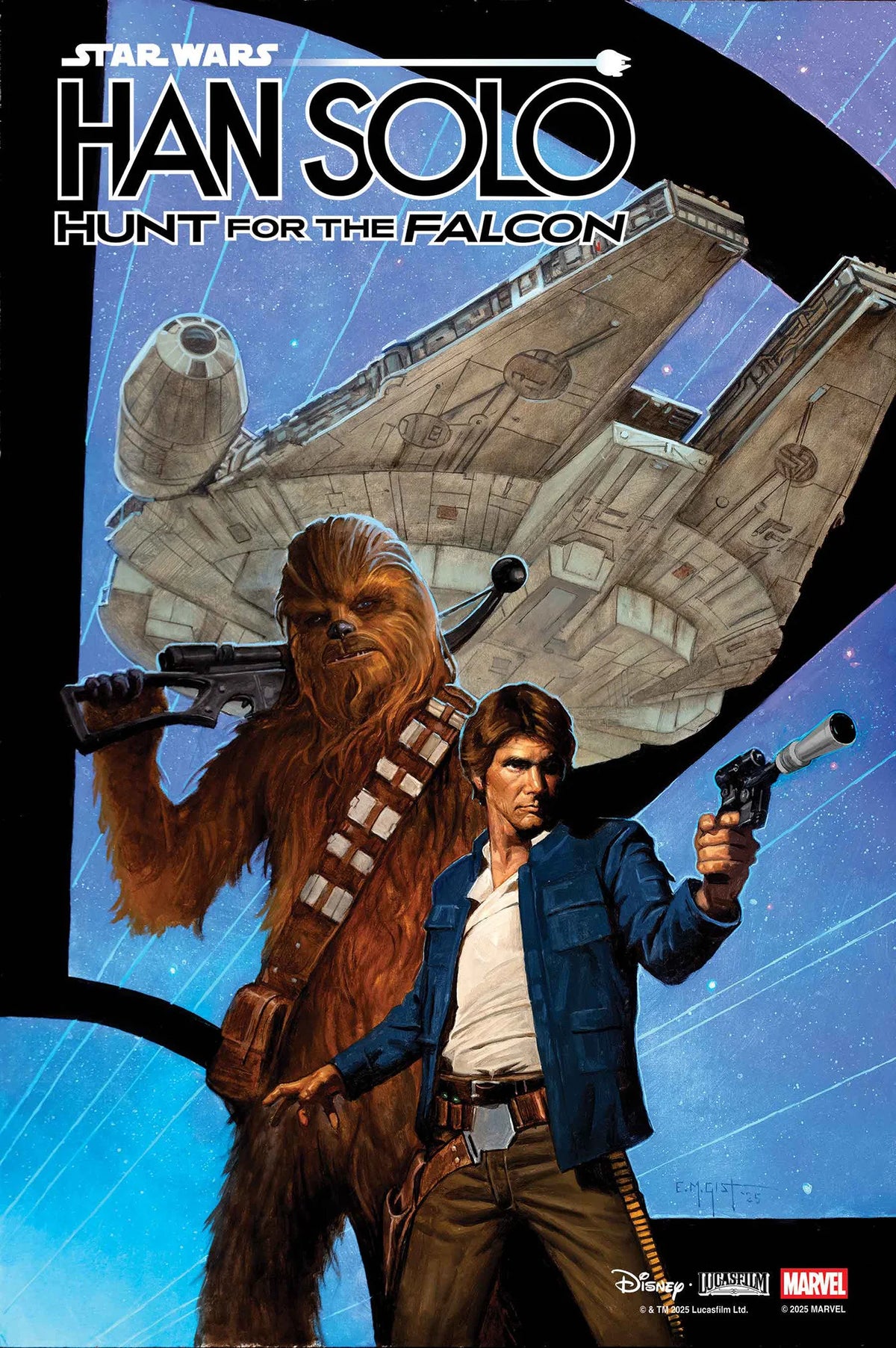 Star Wars Han Solo Hunt For the Falcon #4 E.M. Gist Variant 12/10/25