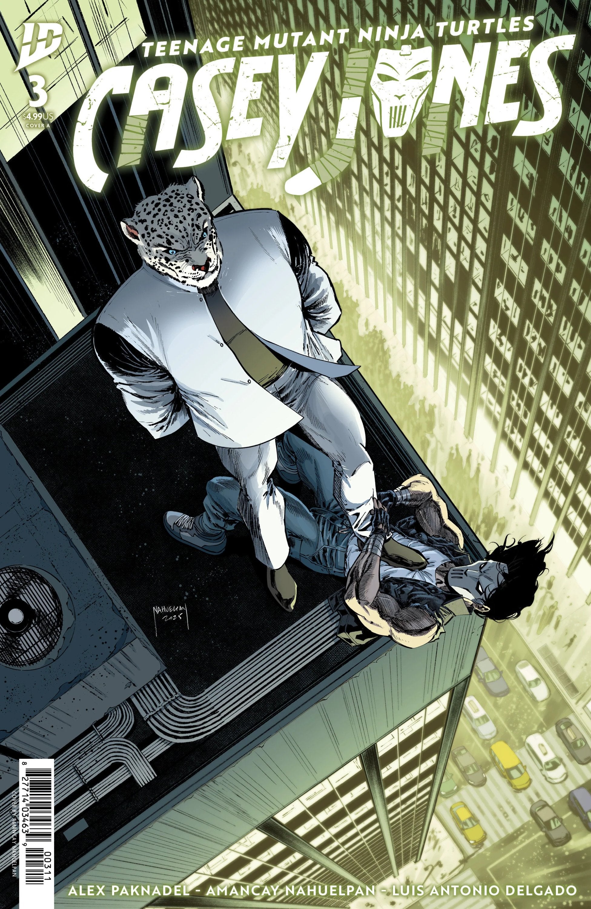 Teenage Mutant Ninja Turtles Casey Jones #3 CVR A Nahuelpan 12/17/25