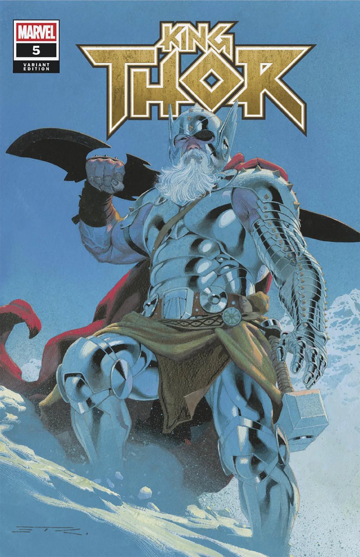 Battleworld #4 Esad Ribic King Thor Variant 12/17/25