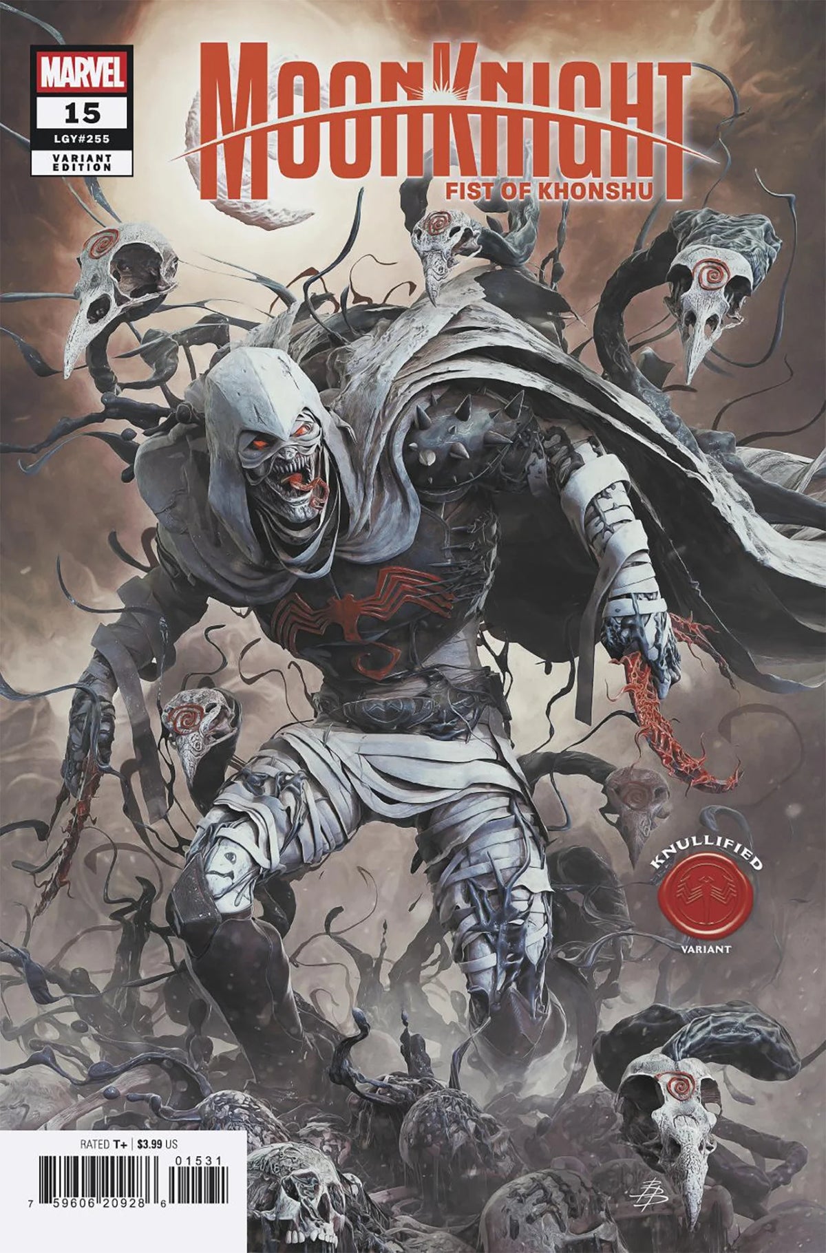 Moon Knight Fist of Khonshu #15 Bjorn Barends Knullified Variant 12/17/25
