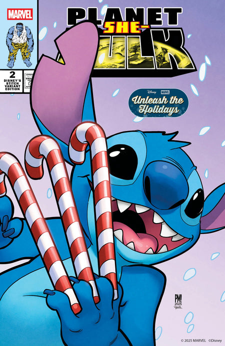 Planet She Hulk #2 Paco Medina Disney Stitch Unleash the Holidays Variant 12/17/25